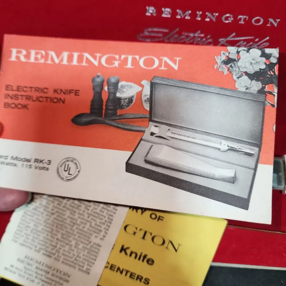 VINTAGE REMINGTON ELECTRIC KNIFE